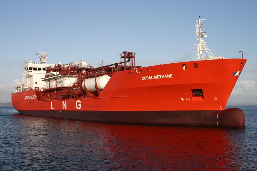 7,500 cbm Coral Methane 7,500 cbm LNG/LEG/LPG carrier & bunker vessel Coral Methane