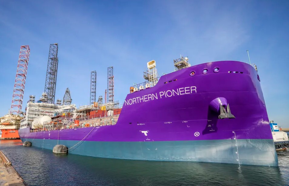 Northern Lights’ Northern Pioneer vessel is a LCO2 carrier with TGE Marine cargo handling system onboard