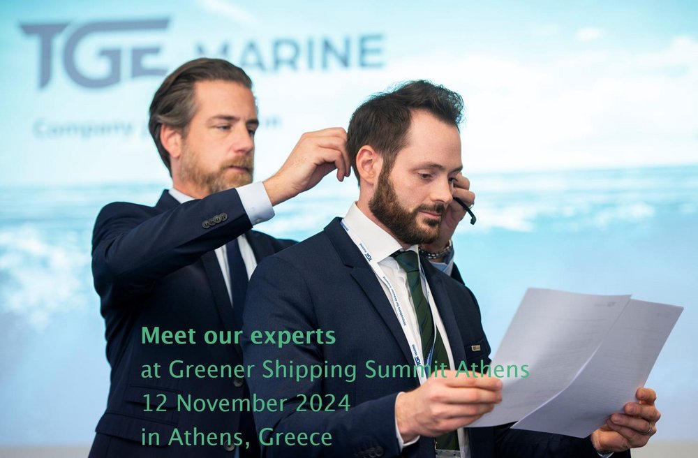 TGE Marine @ Greener Shipping Summit 2024 in Athens, Greece