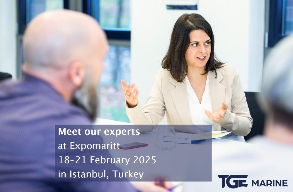 TGE Marine @ Expomaritt Feb 2025 in Istanbul, Turkey