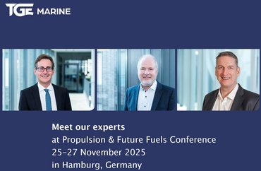TGE Marine @ Propulsion & Future Fuels 25-26 November 2025