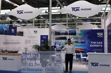 TGE Marine @ marintec Dec 2025 in Shanghai, China, German Pavilion